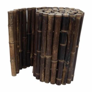 Zwarte bamboe borderrol van Bamboo Import